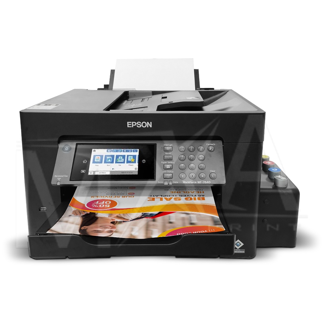 Epson WorkForce WF7840 com bulkink MXA Print